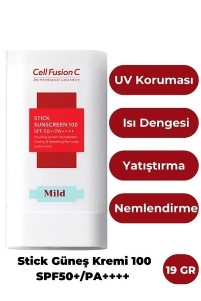 CELL FUSİON C Nemlendirici Yüksek Koruyucu Tüm Cilt Tipleri Için Stick Güneş Kremi 19 gr ürün görseli 1
