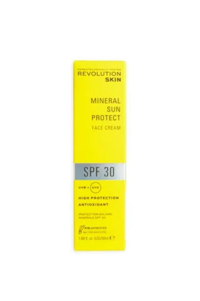 REVOLUTİON Çinko oksitli UV koruması - E vitamini Skincare Mineral Güneş Kremi SPF 30 50 ml ürün görseli 1