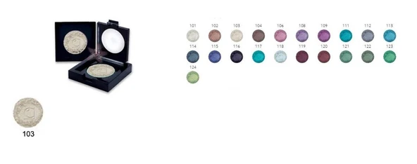 Cecile Mono Eyeshadow 101 Tekli Far - Beyaz - Resim 2