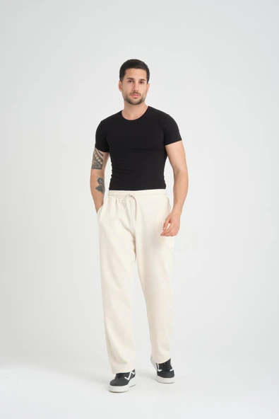 Latin Baggy Pantolon - Ham Natural ürün görseli 1