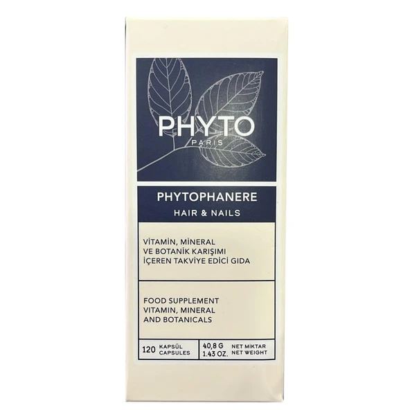 Phyto Phytophanere Hair + Nails 120 kapsül ürün görseli 1