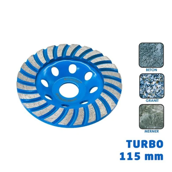 Master Elmas Yüzey Temizleme Turbo Disk 115mm 504905 ürün görseli 1