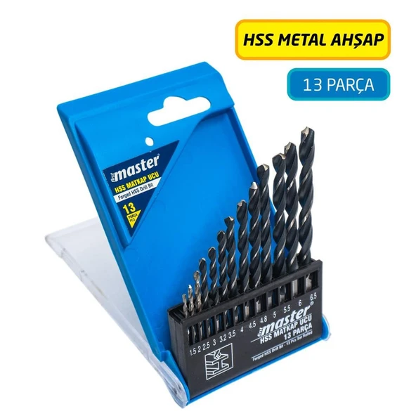 Master HSS Matkap Ucu Seti  13 Parça 530825 ürün görseli 1