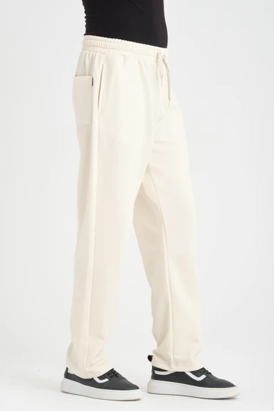 Latin Baggy Pantolon - Ham Natural - Resim 4