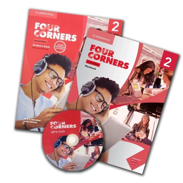 Four Corners Level 2 Student's Book + Workbook (2nd edition) + CD - Resim 2