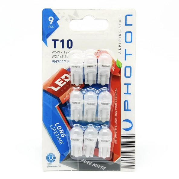 Photon T10 W5W Led Blister ürün görseli 1
