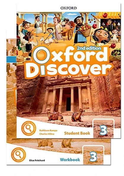Oxford Discover 3 Student Book and Workbook 2nd Edition  ( Downloadable CD li versiyon – Online KOD YOKTUR ) ürün görseli 1
