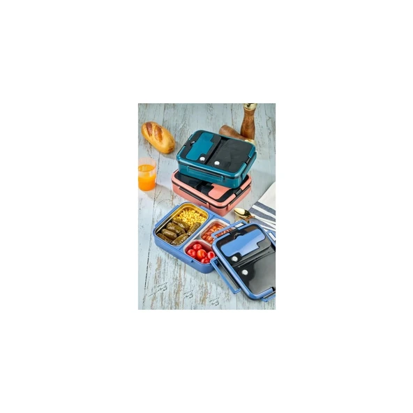 COOKER YK1392 BÖLMELİ ÇELİK HAZNELİ YEMEK KABI ürün görseli 1