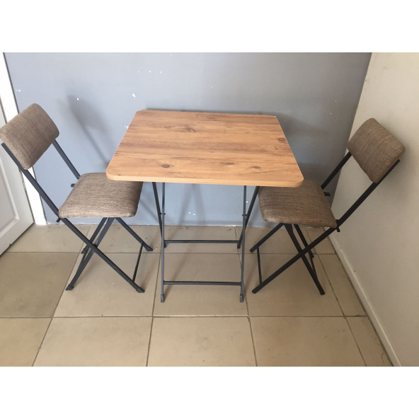 Mutfak Kare Masa Sandalye Takımı Sadeceonda -70 cm ürün görseli 1