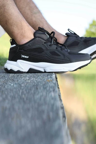 JUMP 24712 BLACK/WİTE ERKEK SPOR AYAKKABI ürün görseli 1