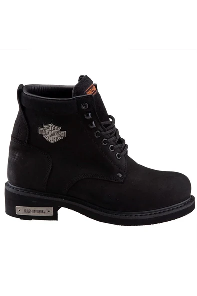 HARLEY DAVIDSON - GIBSON - BLACK NUBUK BOT - Resim 2