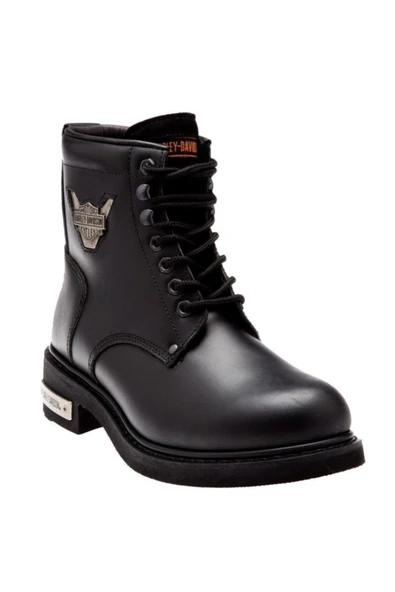 HARLEY DAVIDSON - GIBSON - BLACK NUBUK BOT - Resim 5