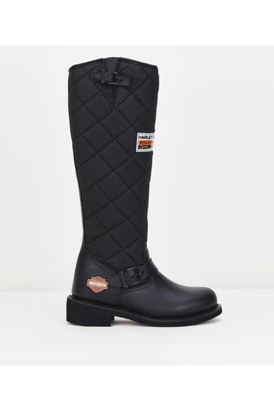 HARLEY DAVIDSON - LACONİA 644 BLACK DERİ KADIN BOT - Resim 2