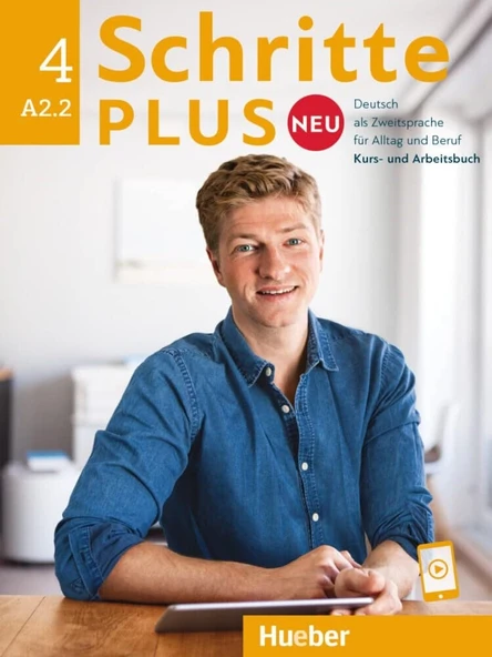 Schritte PLUS Neu A2.2 (4) Kurs Und Arbeitsbuch + Ar Teknolojisi Ile Kolay Öğrenme ürün görseli 1