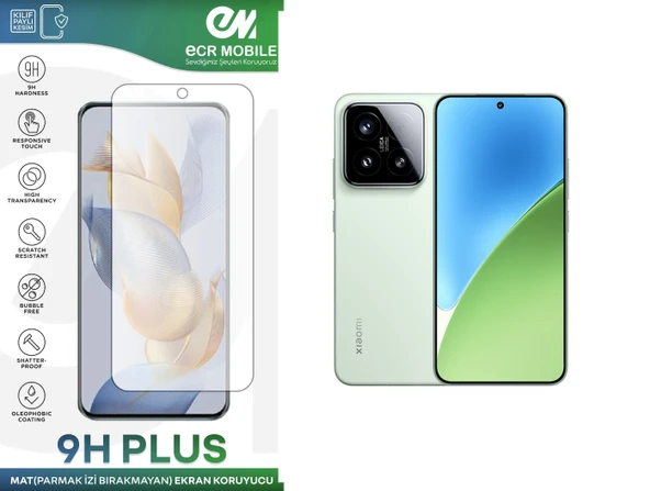 Xiaomi 15 Ekran Koruyucu MAT Parmak İzi Bırakmayan Uyumlu Esnek Nano Kırılmayan ürün görseli 1