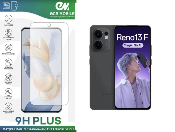 Oppo Reno 13F Ekran Koruyucu MAT Parmak İzi Bırakmayan Uyumlu Esnek Nano Kırılmayan ürün görseli 1