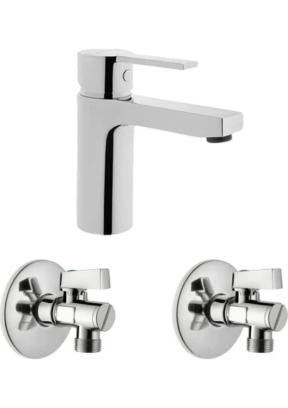 Artema Fold S Lavabo Bataryası + 2 Adet Artema Ara Musluk ürün görseli 1