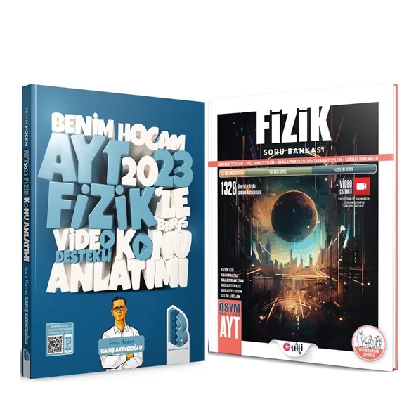 Benim Hocam 2023 AYT Fizik Konu ve Ulti Soru Bankası Seti 2 Kitap ürün görseli 1