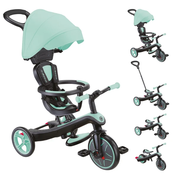Globber Explorer 4in1 Trike Bisiklet - Mint Yeşili ürün görseli 1