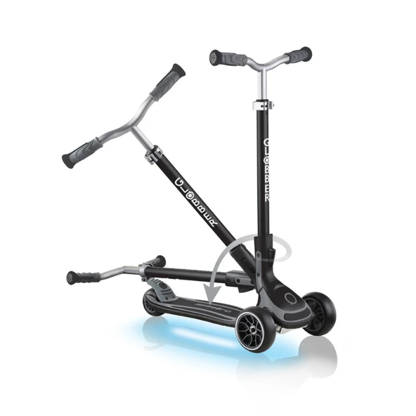 Globber Ultimum Işıklı Scooter - Siyah - Resim 3