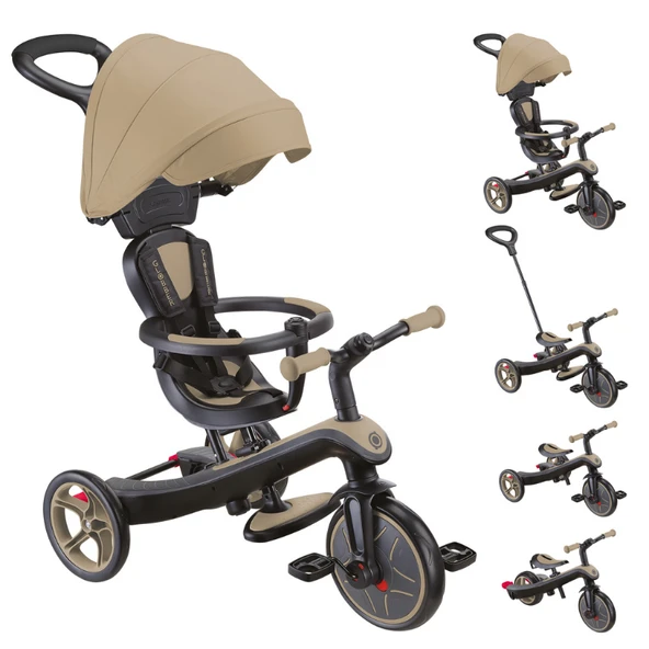 Globber Explorer 4in1 Trike Bisiklet - Kum Beji ürün görseli 1