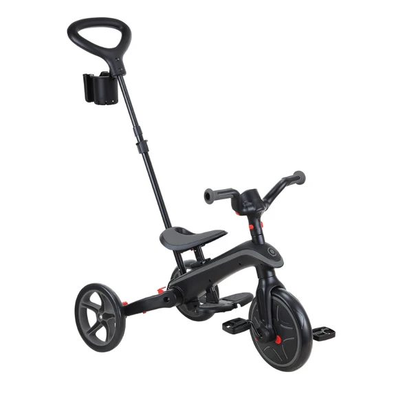 Globber Explorer 4in1 Katlanabilir Bisiklet - Siyah/Gri - Resim 3