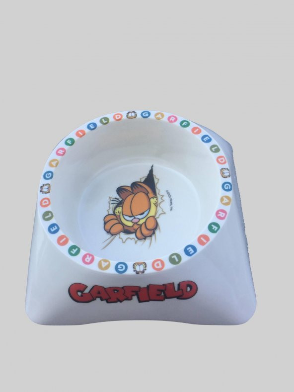 GARFIELD TEKLİ MAMA VE SU KABI BEYAZ ürün görseli 1