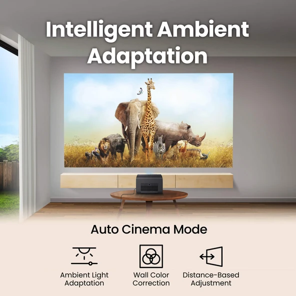 Benq GP520 2600 Lümen 4K Lazer Android Projeksiyon - Resim 7