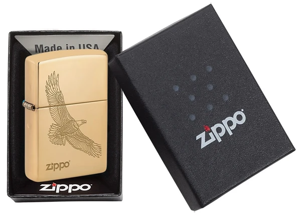 Zippo Large Eagle Dizayn Çakmak - Resim 2