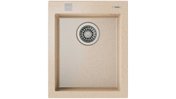 TEKA ForSquare 34.40 TG Avena Bej Tek Hazneli Tezgahüstü/TezgahaSıfır (Flush) Tegranite Eviye ürün görseli 1