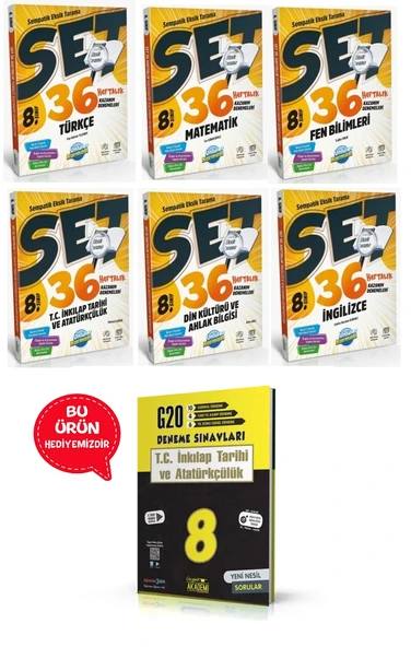 Sempatik 8.Sınıf 36 Haftalık Deneme Seti ürün görseli 1