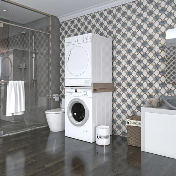 Kenzlife çamaşır&kurutma makinesi dolabı agafya crd 015*70*60 banyo aparatı arkalıksız ürün görseli 1