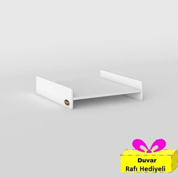 Kenzlife çamaşır&kurutma makinesi dolabı hedeon byz 015*80*70 banyo aparatı arkalıksız büyük boy xlarge + tekli duvar rafı hediyeli ürün görseli 1