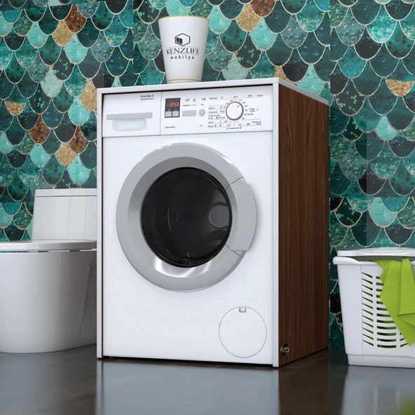 Kenzlife çamaşır&kurutma makinesi dolabı büyük boy afanasi cvz 100*80*70 banyo kapaksız arkalıksız ürün görseli 1