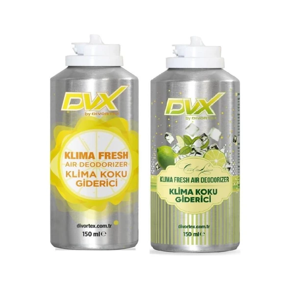 Divortex Cool Lime ve Limon Kokulu Klima Bombası 150 ml. x 2 Ad. ürün görseli 1