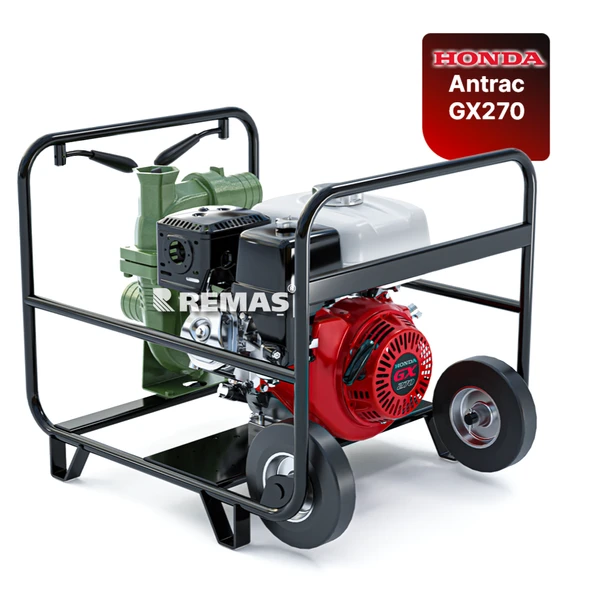Antrac GX270 İpli 3'' inç Honda Motorlu Benzinli Motopomp Su Motoru ürün görseli 1