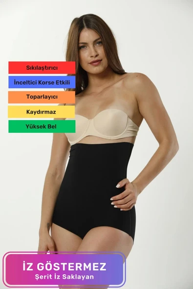 Lazer Kesim Toparlayıcı Sıkılaştırıcı Şekillendirici Sıkılaştırıcı Push-Up Yüksek Bel Slip Korse ürün görseli 1