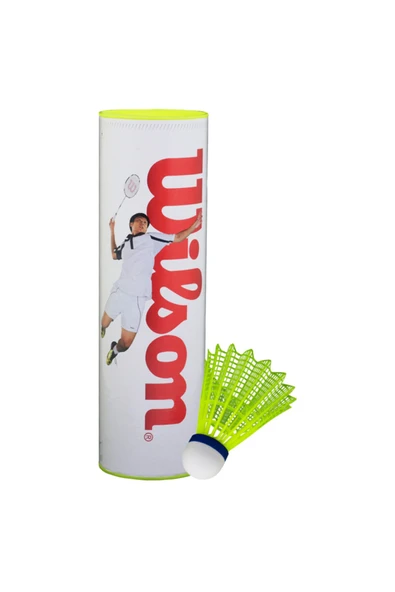 Wilson Dropshot 6'lı Sarı Badminton Topu WRT6046YE ürün görseli 1