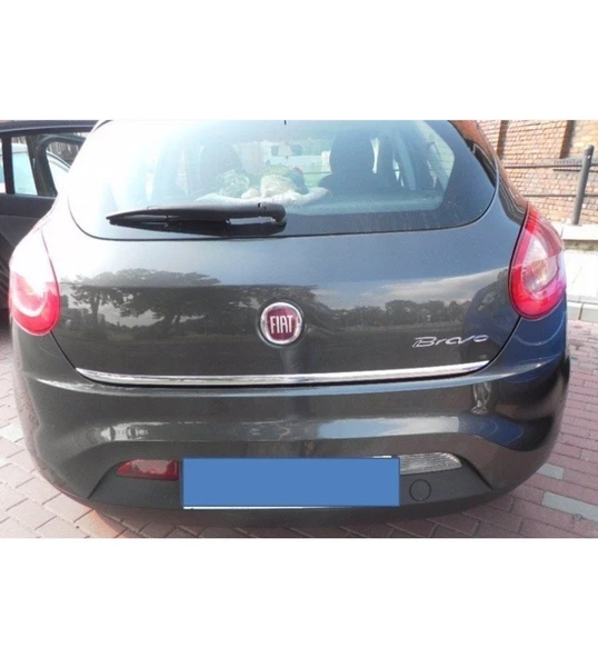 Fiat Bravo Formlu Krom Bagaj Alt Çıtası 2008+ Üzeri Paslanmaz Çelik Krom ürün görseli 1