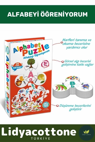 Premium Zeka Geliştirici EğiticiÇocuk El Göz Koordinasyonu Matematik Sayı Rakam Alfabe Puzzle ürün görseli 1