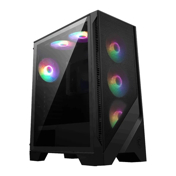 MSI MAG FORGE 120A AIRFLOW TEMPERLİ CAM 6 X120MM AUTO RGB FAN ATX GAMING KASA ürün görseli 1