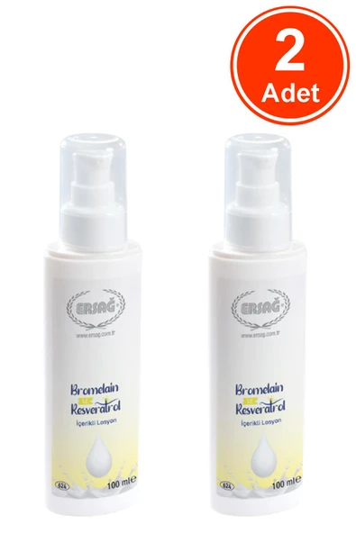 Ersağ Bromelain ve Resveratrol İçerikli Losyon 100 Ml. x2 Adet ürün görseli 1