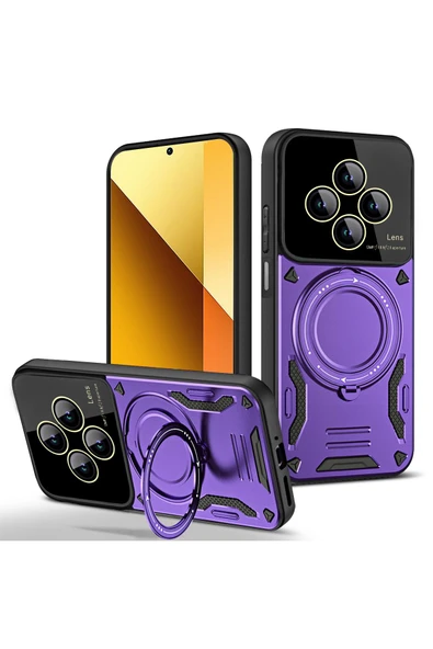 Zipax Xiaomi Redmi 14C / Poco C75  Kamera Korumalı Lensli Magesafe Standlı Azn-JoyLens ürün görseli 1