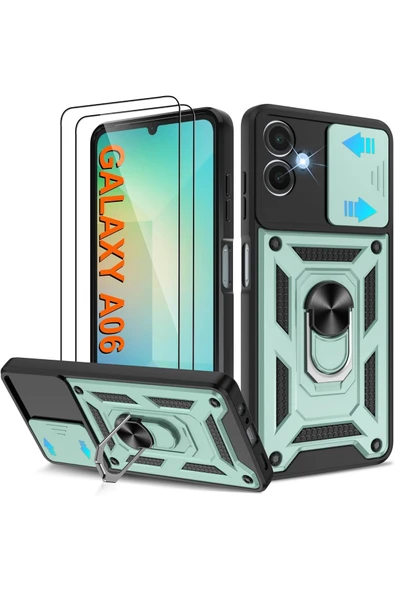Zipax Samsung Galaxy A06 Kılıf Sürgülü Kamera Korumalı Tank Kapak Azn-SrVega ürün görseli 1