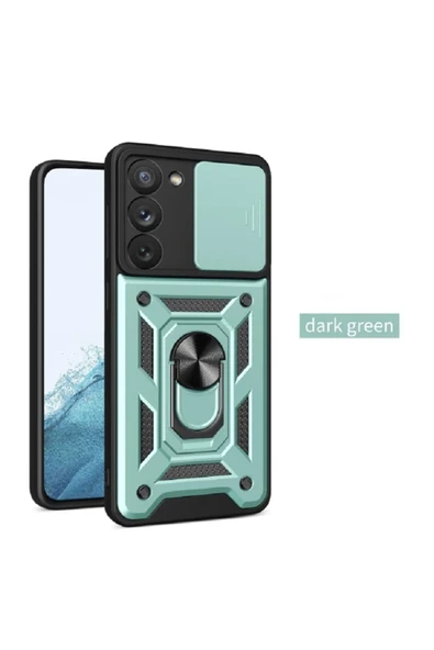 Zipax Samsung Galaxy S25 Kılıf Sürgülü Kamera Korumalı Tank Kapak Azn-SrVega ürün görseli 1