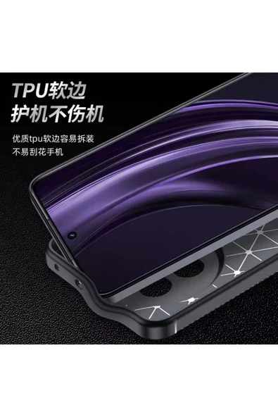 Zipax Honor Magic 7 Lite Kılıf Carbon Görünümlü Yüzey Negro Azn-Carbon ürün görseli 1