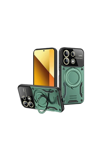 Zipax Xiaomi Redmi Note 13 Pro 4G Kamera Korumalı Lensli Magesafe Standlı Azn-JoyLens ürün görseli 1