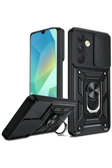 Zipax Samsung Galaxy S25 Plus Kılıf Sürgülü Kamera Korumalı Tank Kapak Azn-SrVega ürün görseli 1