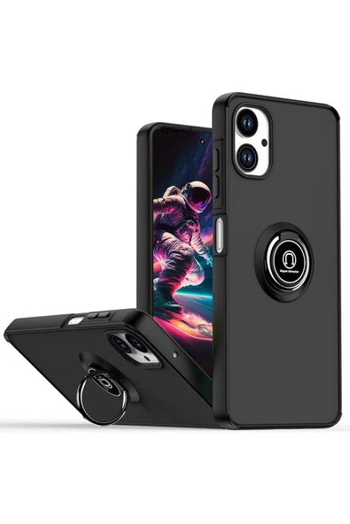 Zipax Samsung Galaxy A06 Kılıf Soft Yüzüklü Standlı Mat Yüzey Azn-MntrYuzuk ürün görseli 1