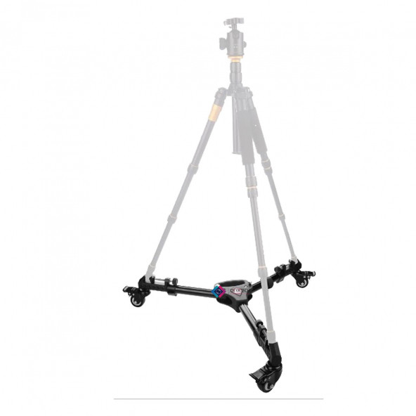 Deyatech Dp Dolly Teker Tripod Tekeri - Resim 3